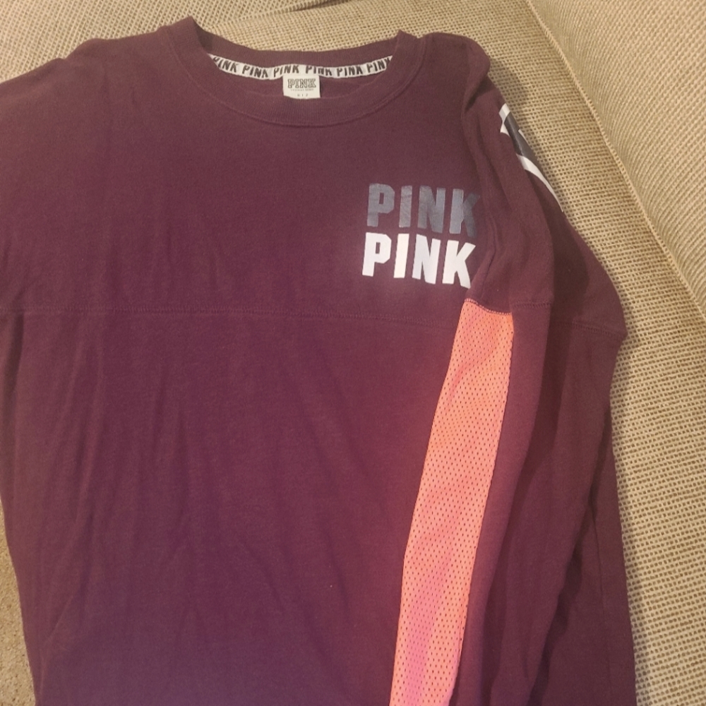 Pink sweat shirt